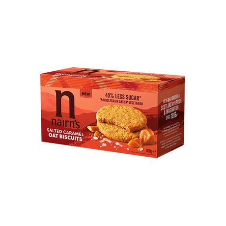 Nairn's Salted Caramel Chip Oat Biscuits Case of 6 x 200g