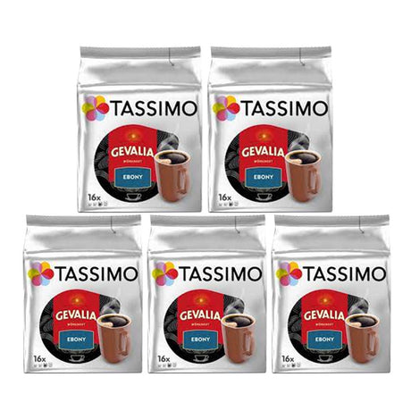 Products Tassimo T Discs Gevalia Ebony Case of 5 packets