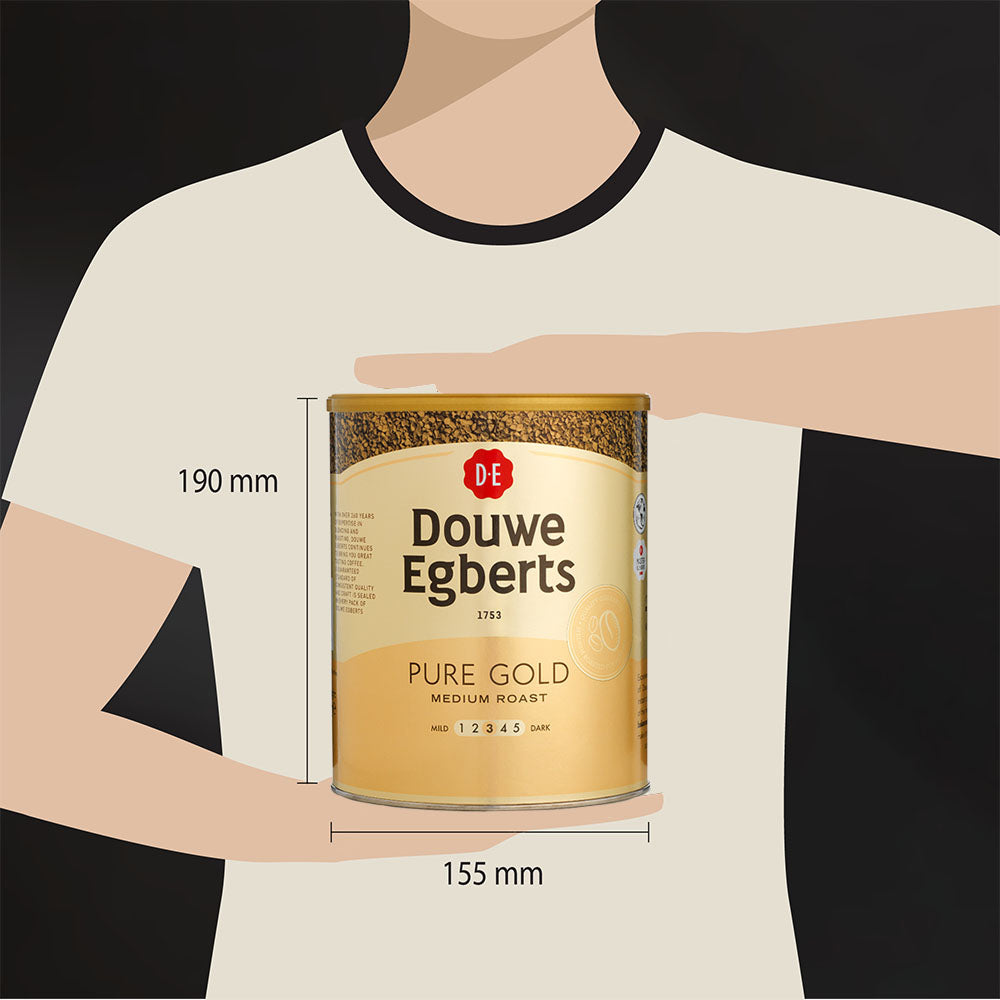 Douwe Egberts Pure Gold Instant Coffee Tin 750g