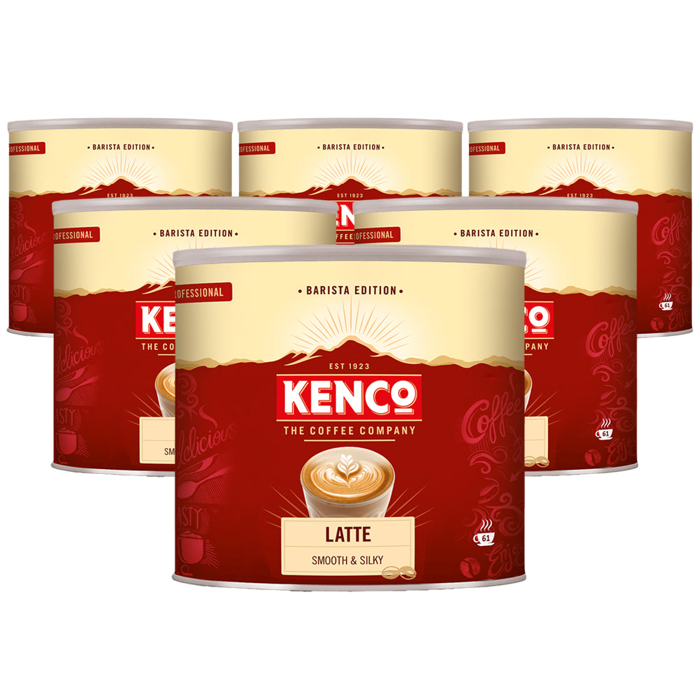 Kenco Latte Instant Coffee Tins 6x1Kg