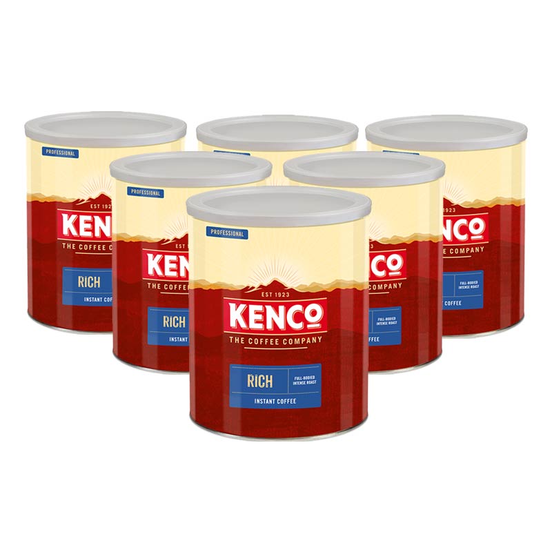 Kenco Rich Roast Instant Coffee Tins 6 x 750g