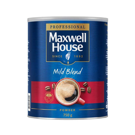 Maxwell House Mild Blend Instant Coffee Powder Tin 1 x 750g