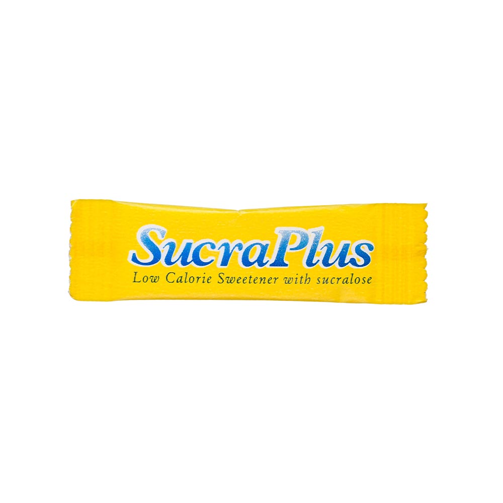 SucraPlus Low Calorie Sweetener Sticks.