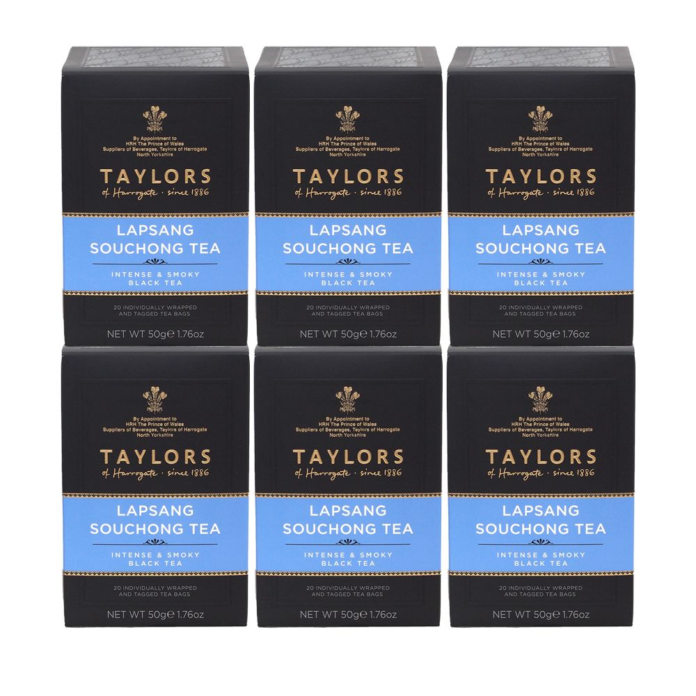 Taylors of Harrogate Lapsang Souchong 6 x 20 Envelope Tea Bags