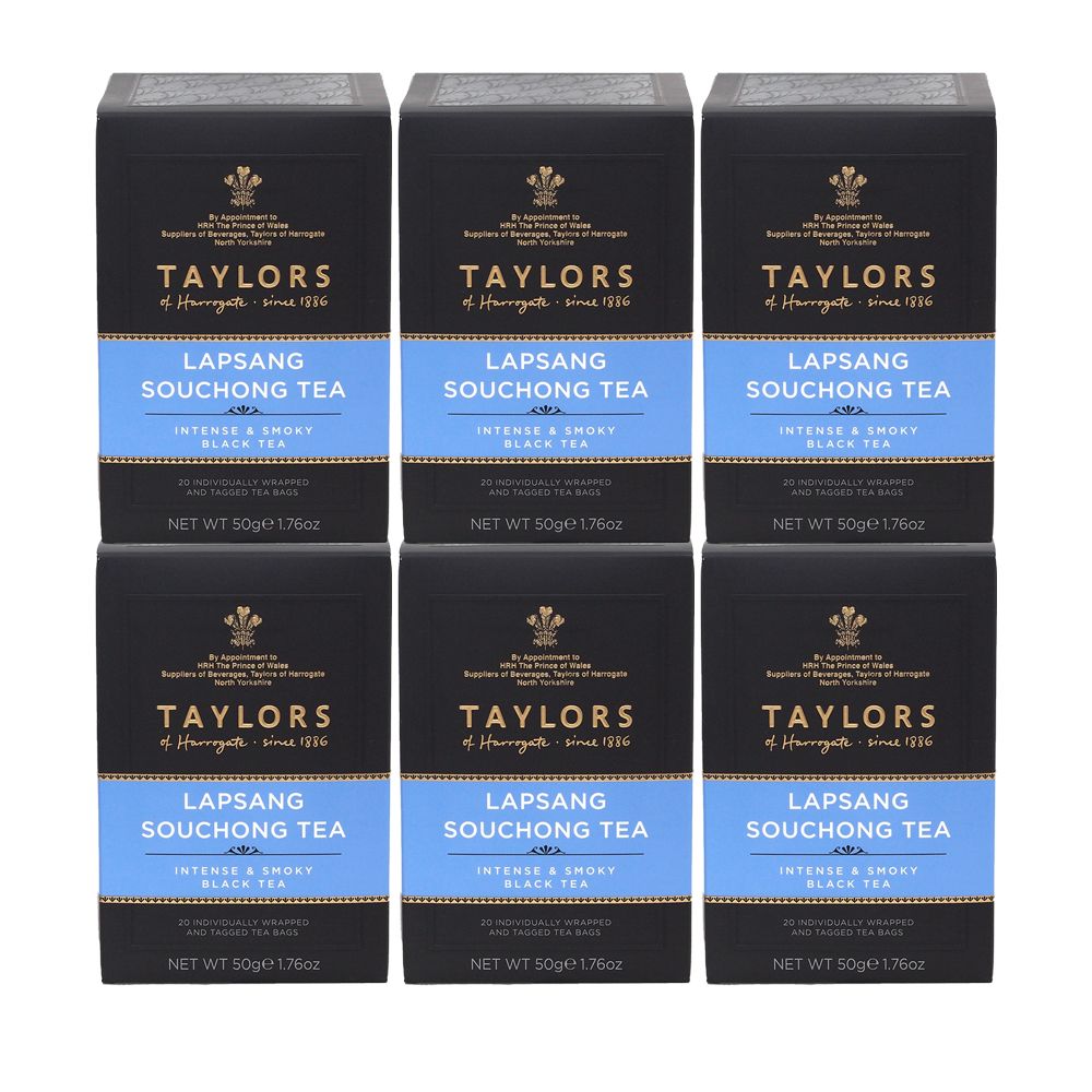 Taylors of Harrogate Lapsang Souchong 6 x 20 Envelope Tea Bags