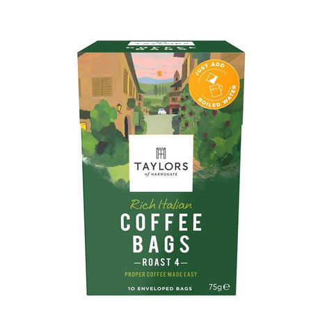 Taylors of Harrogate Rich Italian Coffee Bags 3 x 10