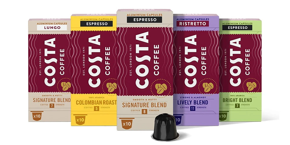 Costa coffee machine pods clearance