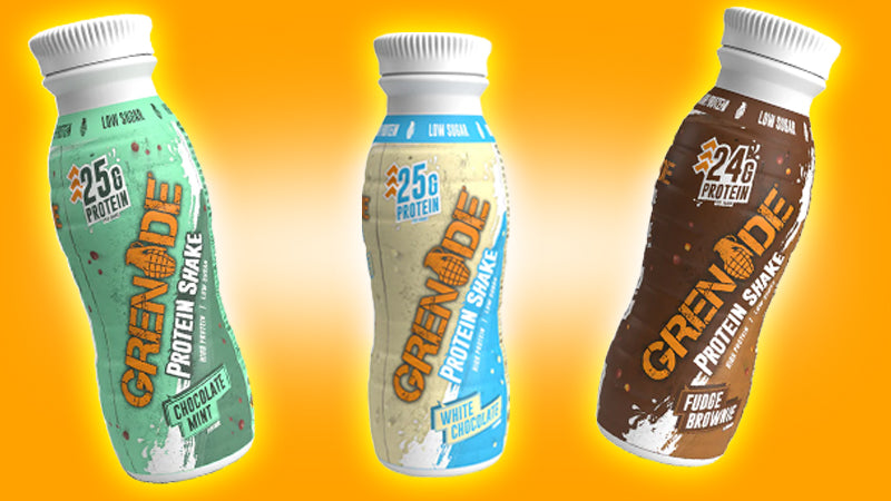 grenade protein shakes banner