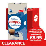 Gimoka Espresso Decaffeinato Coffee Capsules 10x10 Plastic Nespresso Compatible Pods