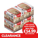 Italian Roast coffee packaging with a clearance label and price reduction information.