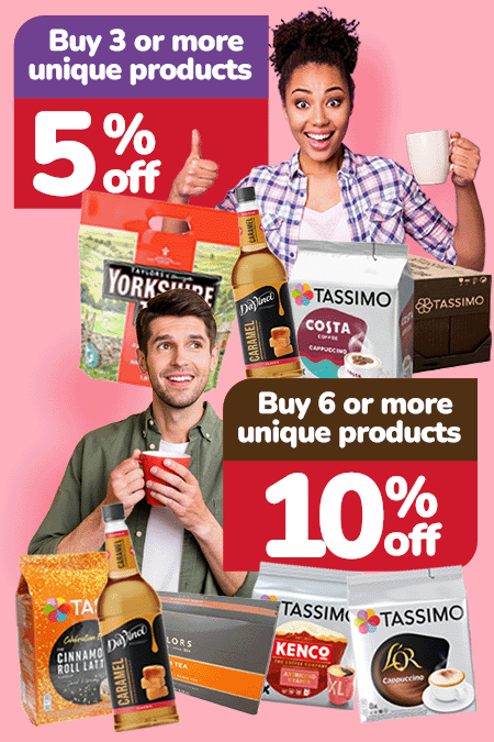 Promotion buy 3 unique get 5% off