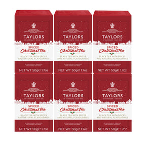 Taylors of Harrogate Spiced Christmas Tea 6 x 20 Envelope Tea Bags