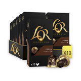 L'OR Espresso Forza Coffee Capsules 10x10 Nespresso Compatible