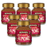 Beanies Amaretto Almond Instant Coffee Jars 6 x 50g
