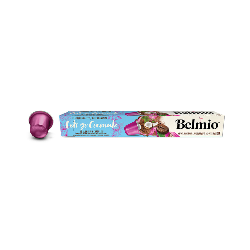 Belmio Let's go Coconutz Coffee Capsules 1 x 10 Nespresso Compatible