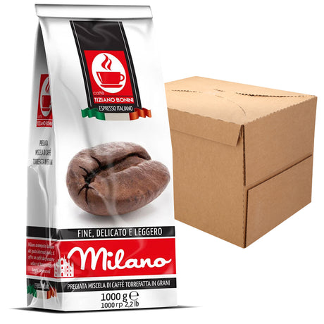 Tiziano Bonini Milano Coffee Beans Case 6 x 1Kg