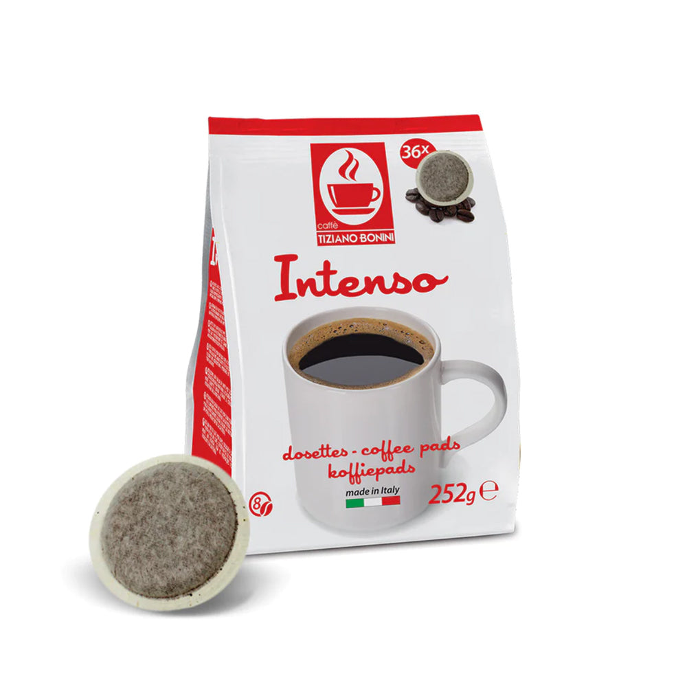 Tiziano Bonini Intenso Senseo Compatible Coffee Pads 10 x 36