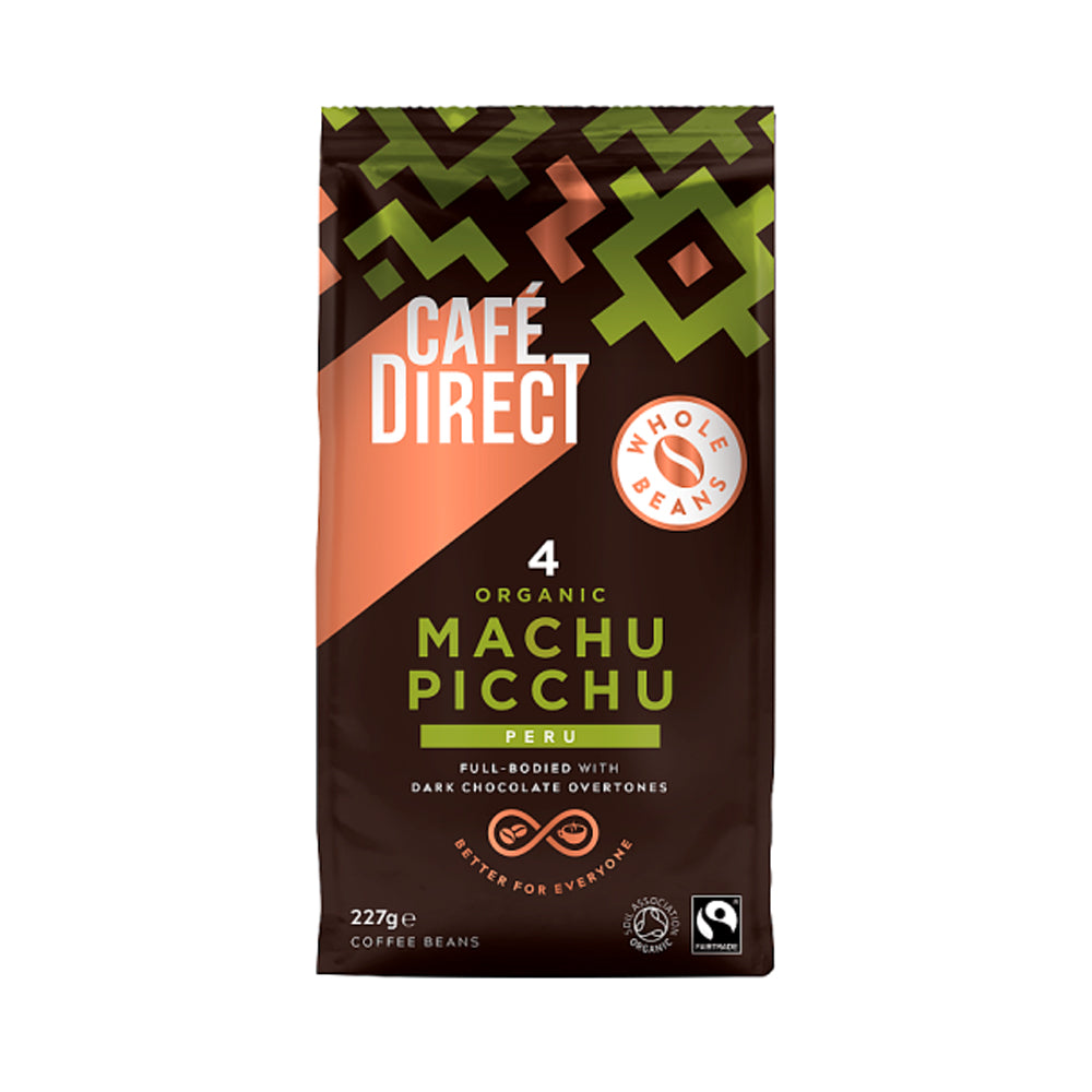 Café Direct Organic Machu Picchu Coffee Beans 1 x 227g