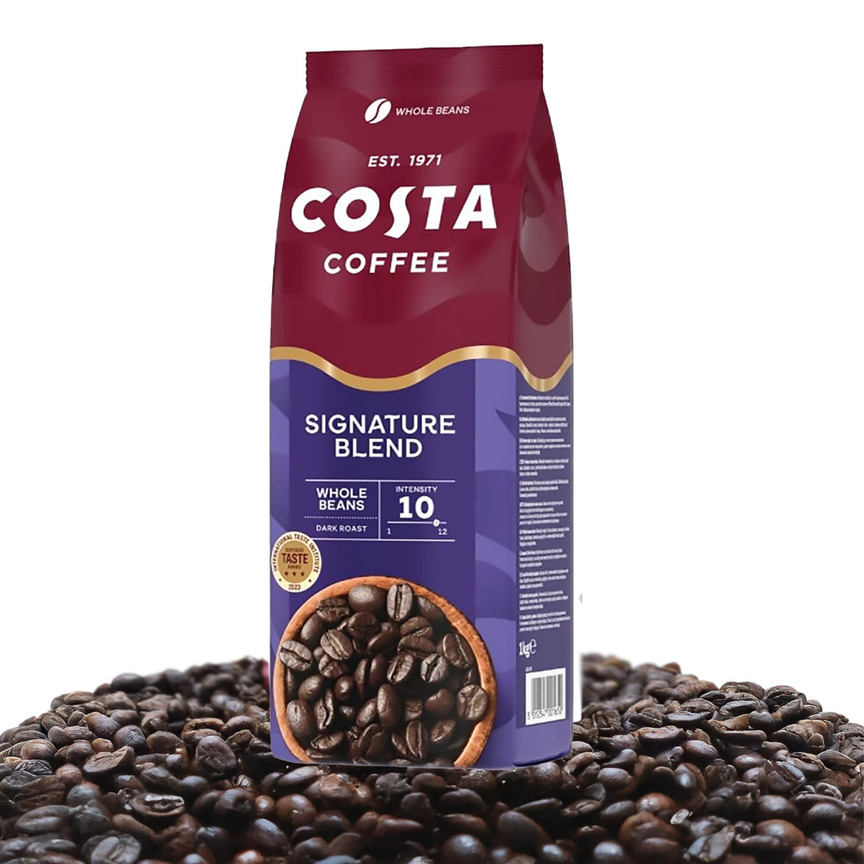 Costa Signature Dark Roast Coffee Beans Case 6x1kg
