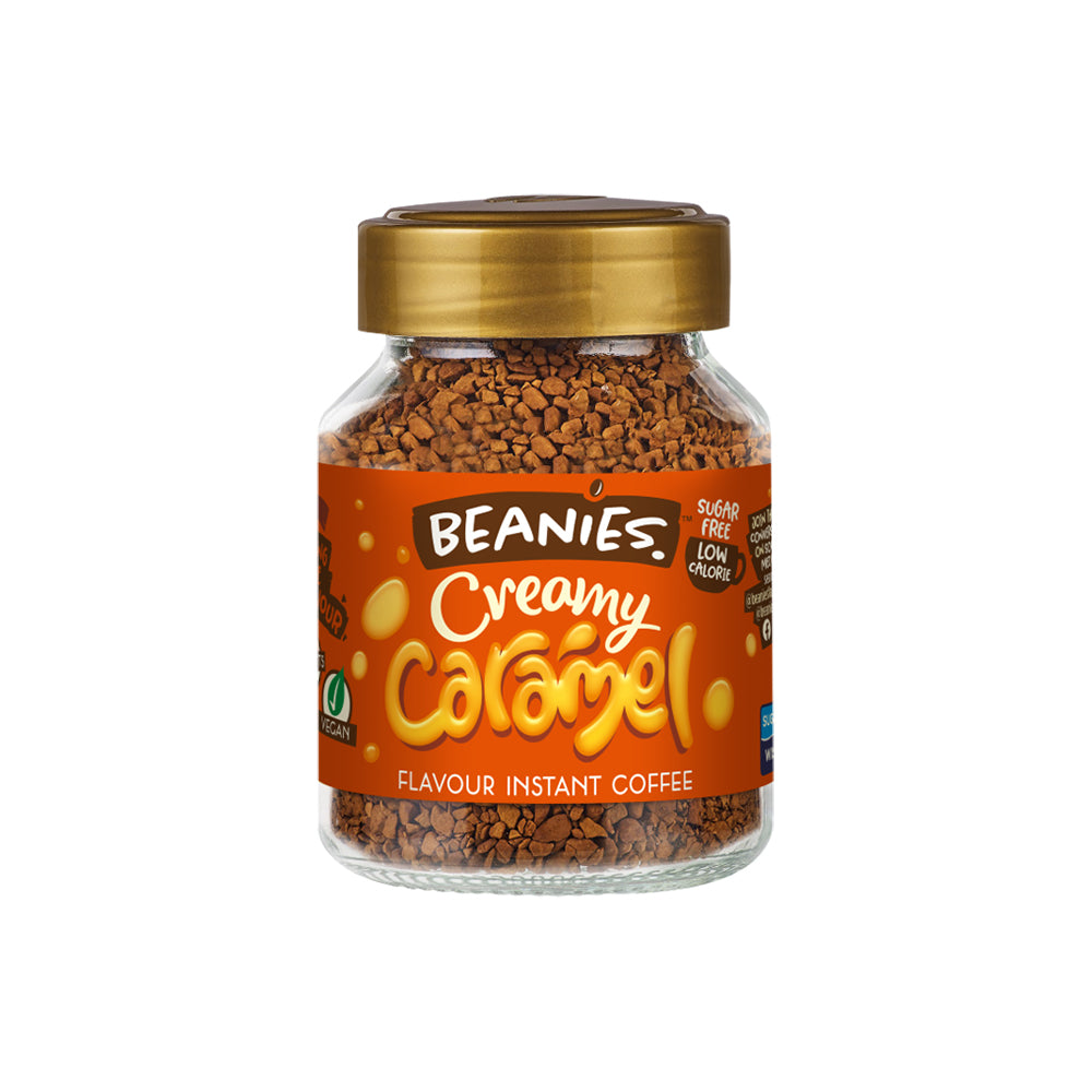 Beanies Creamy Caramel Instant Coffee Jars 1 x 50g