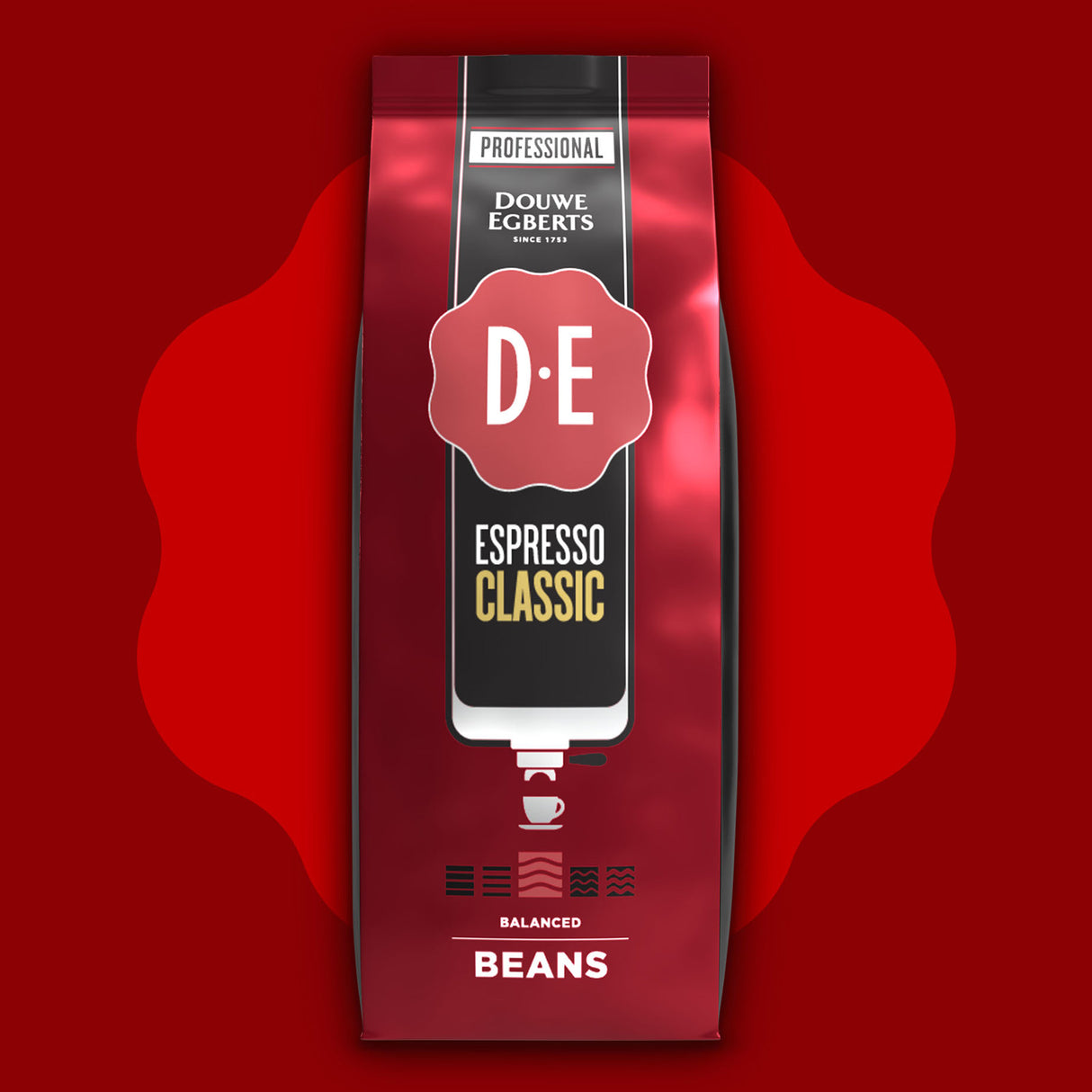 Douwe Egberts Espresso Classic Coffee Beans 4x1kg