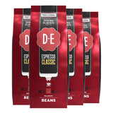 Douwe Egberts Espresso Classic Coffee Beans 4x1kg