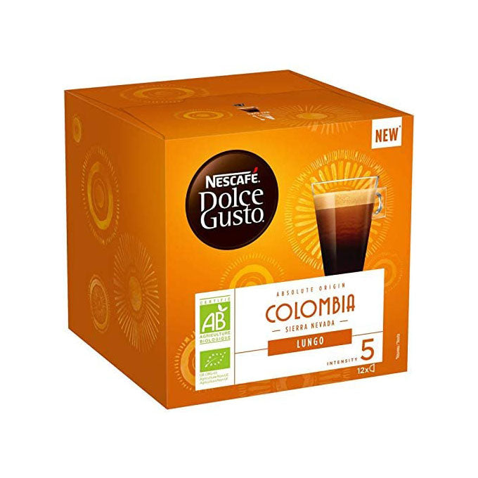 Nescafé Dolce Gusto Absolute Origin Colombia Sierra Nevada Lungo Coffee Pods - Case