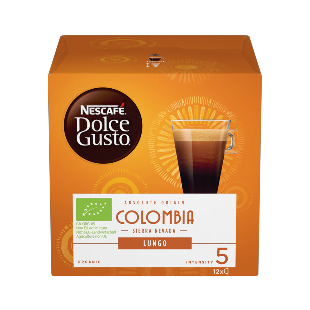 Nescafé Dolce Gusto Absolute Origin Colombia Sierra Nevada Lungo Coffee Pods - Case