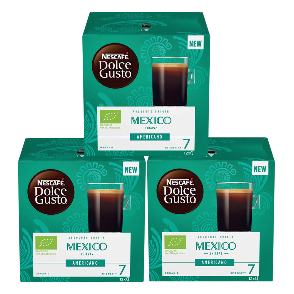 Nescafe Dolce Gusto Absolute Origin Mexico Americano Coffee Pods - Case