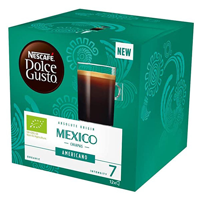 Nescafe Dolce Gusto Absolute Origin Mexico Americano Coffee Pods