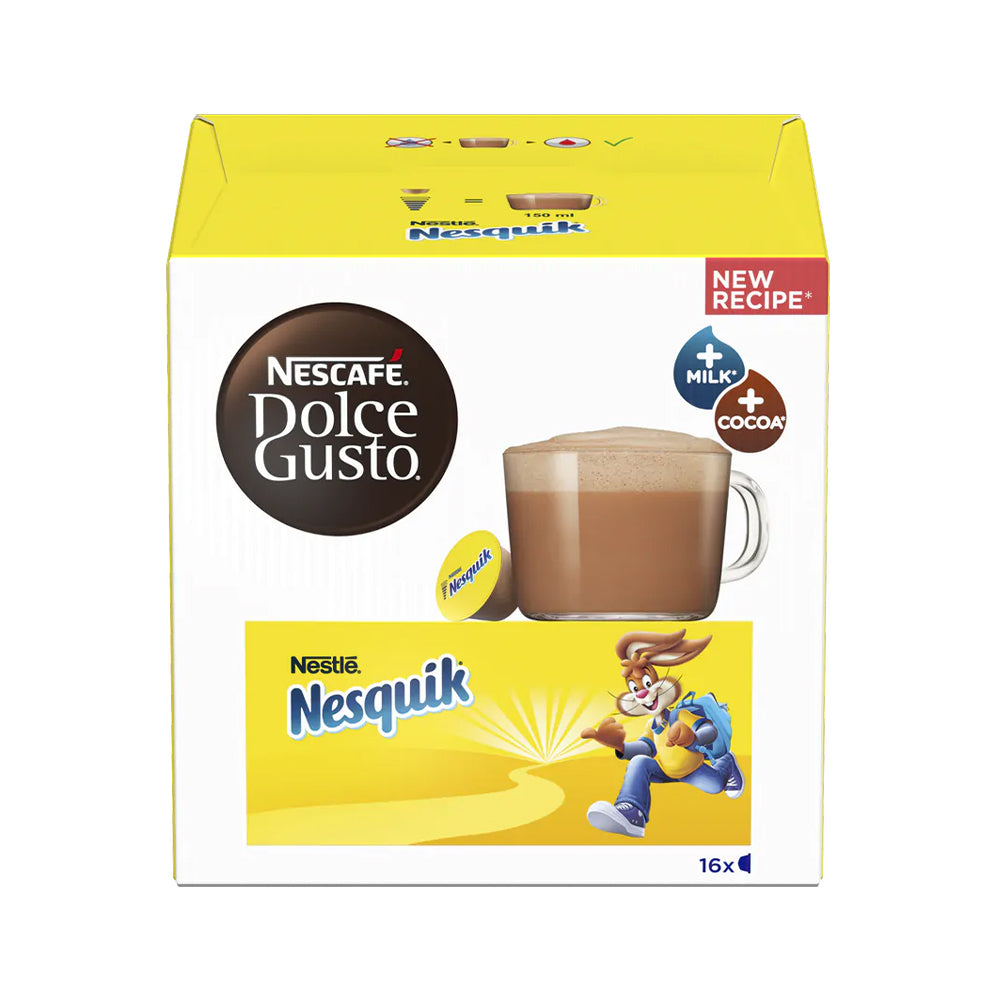 Nescafe Dolce Gusto Nesquik Hot Chocolate Pods Case of 48 pods