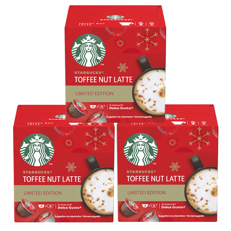 Nescafé Dolce Gusto Starbucks Toffee Nut Latte Coffee Pods - Case