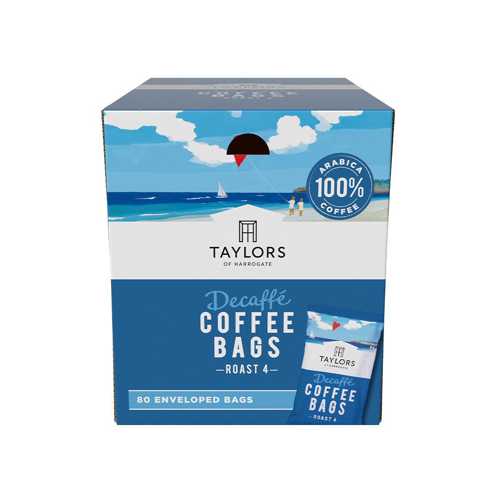 Taylors of Harrogate Decaf Coffee Bags 1x80 – Coffee Supplies Direct