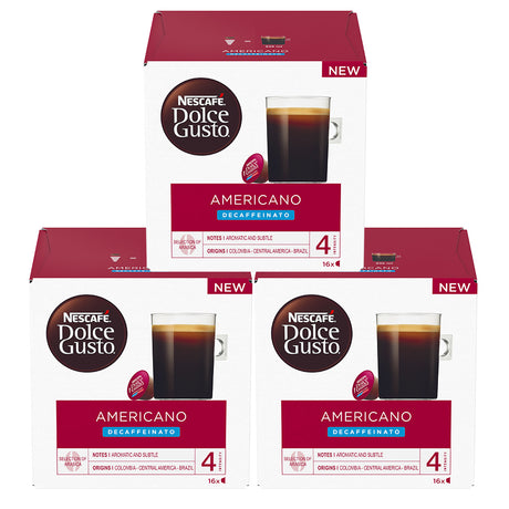 Nescafé Dolce Gusto Americano Decaffeinato Coffee Pods - Case