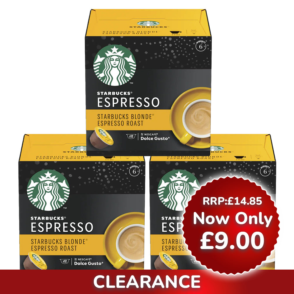 Nescafé Dolce Gusto Starbucks Blonde Espresso Roast Coffee Pods - Case BBE: 31/08/23