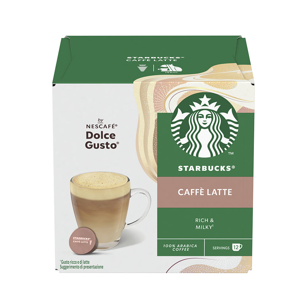 Nescafé Dolce Gusto Starbucks Caffé Latte Coffee Pods - Case