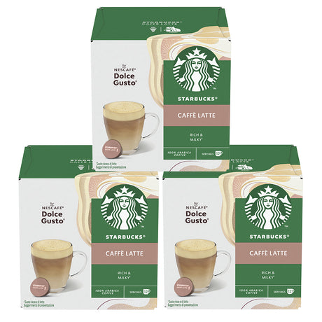 Nescafé Dolce Gusto Starbucks Caffé Latte Coffee Pods - Case
