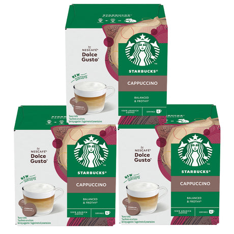 Nescafé Dolce Gusto Starbucks Cappuccino Coffee Pods - Case