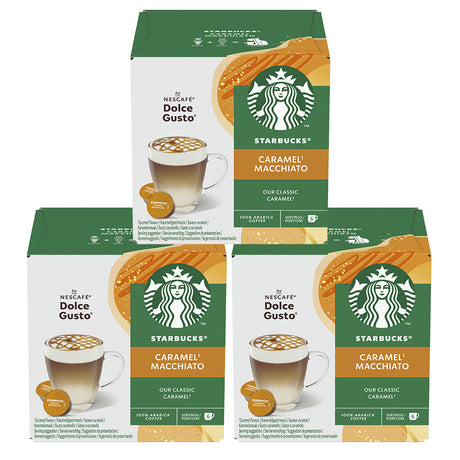 Nescafé Dolce Gusto Starbucks Latte Caramel Coffee Pods - Case