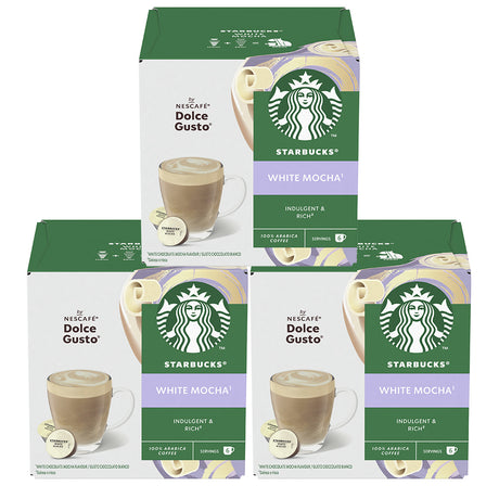 Nescafé Dolce Gusto Starbucks White Mocha Coffee Pods - Case