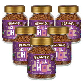 Beanies Double Chocolate Instant Coffee Jars 6 x 50g