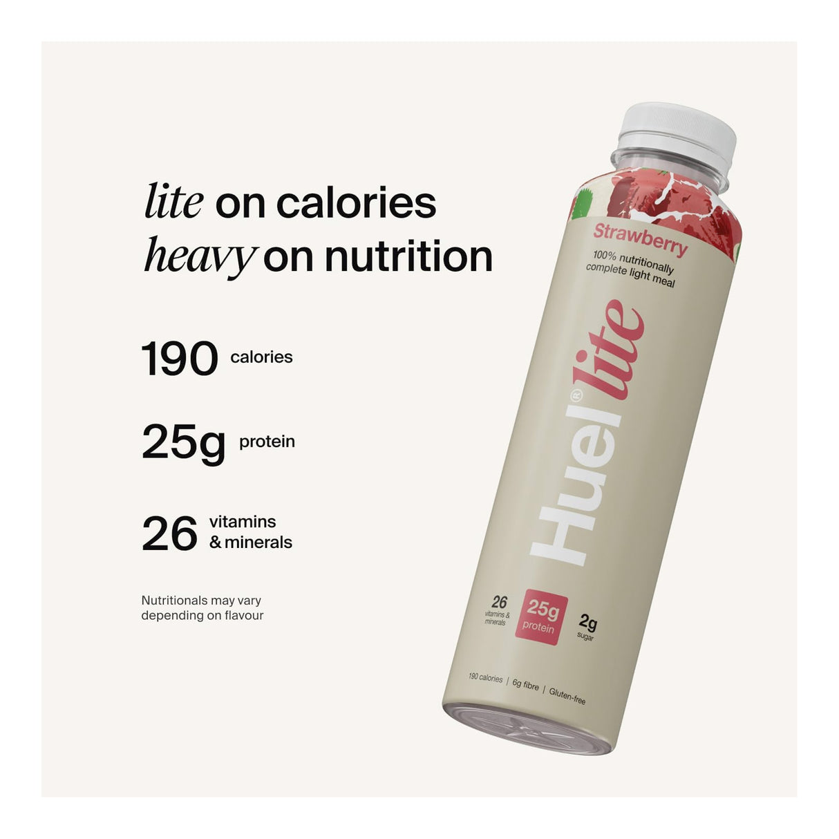 Huel Lite Ready To Drink Strawberry Case 8x500ml