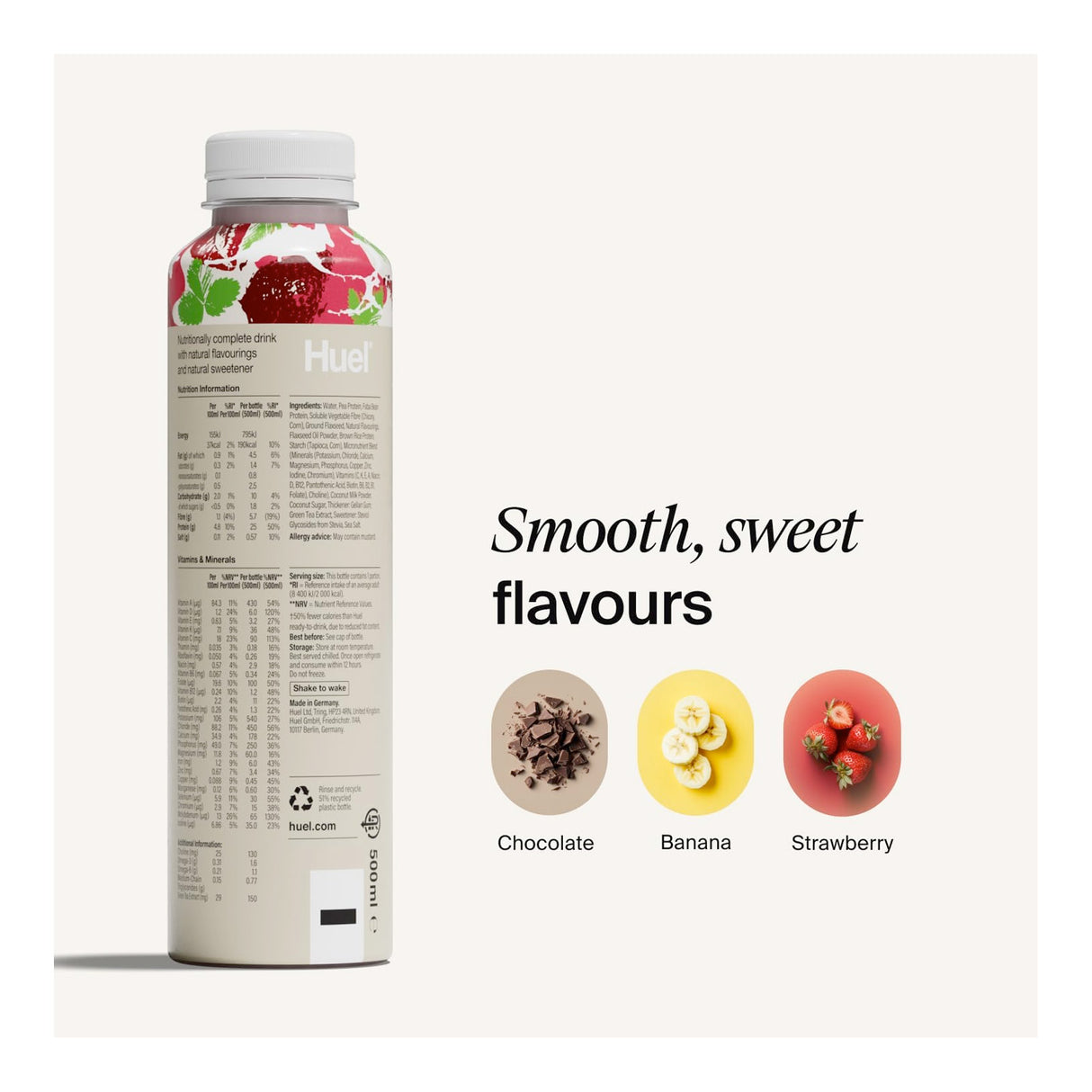 Huel Lite Ready To Drink Strawberry Case 8x500ml