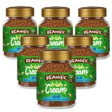 Beanies Irish Cream Decaf Instant Coffee Jars 6 x 50g