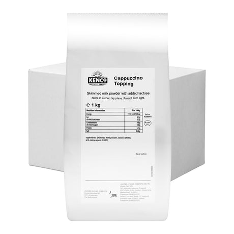 Kenco Cappuccino topping case 10x1kg