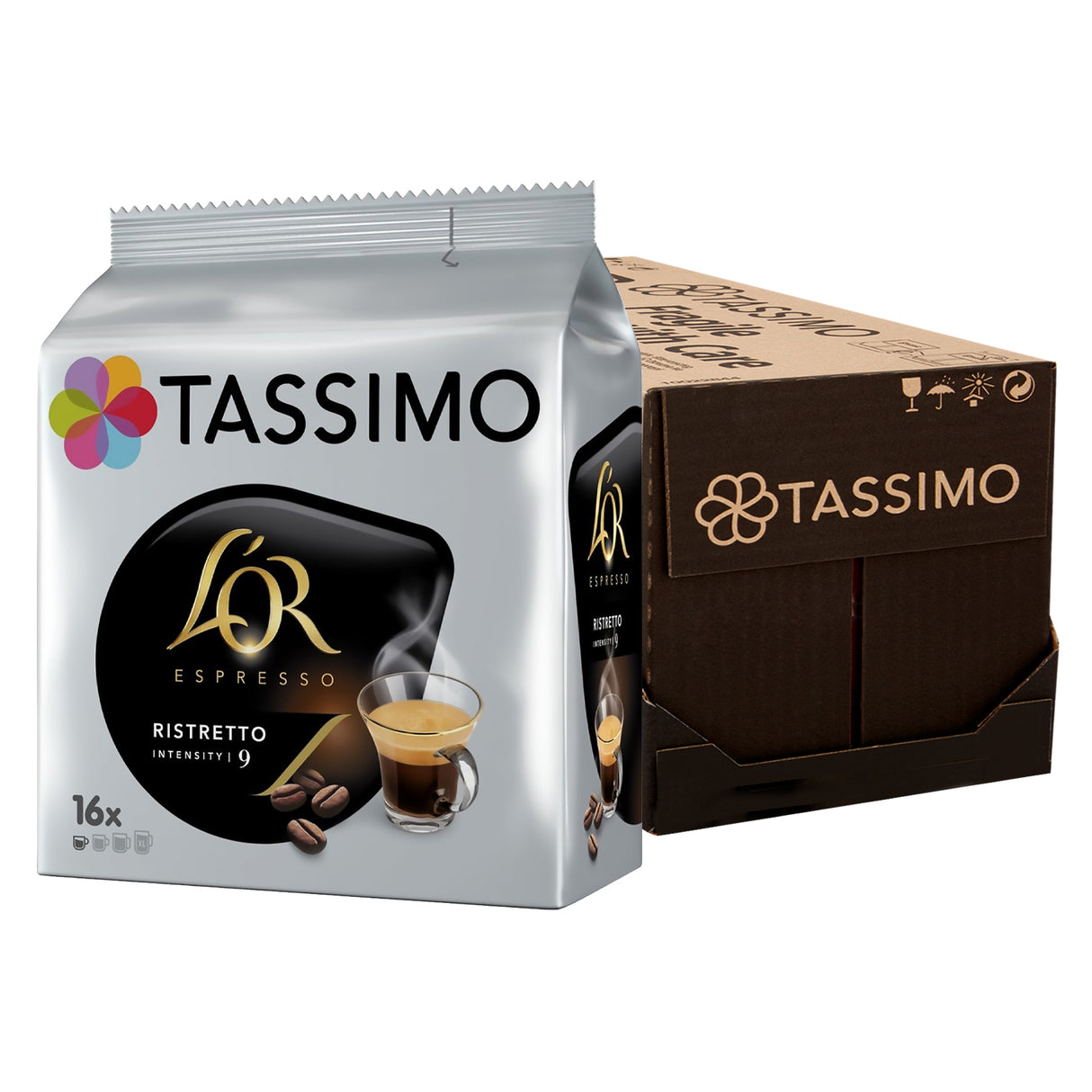 Tassimo Espresso Ristretto Coffee Pods Case