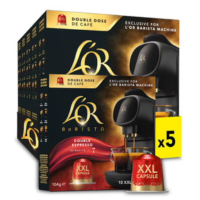 L'OR Barista Double Espresso XXL Coffee Pods 5x10