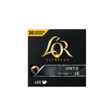 L'OR Onyx Espresso Coffee Capsules 1x20 Nespresso Compatible