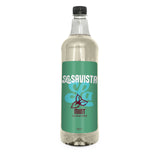 A 1L bottle of Savista Mint Flavouring Syrup with a prominent teal-green label and a black cap, shown on a plain white background.