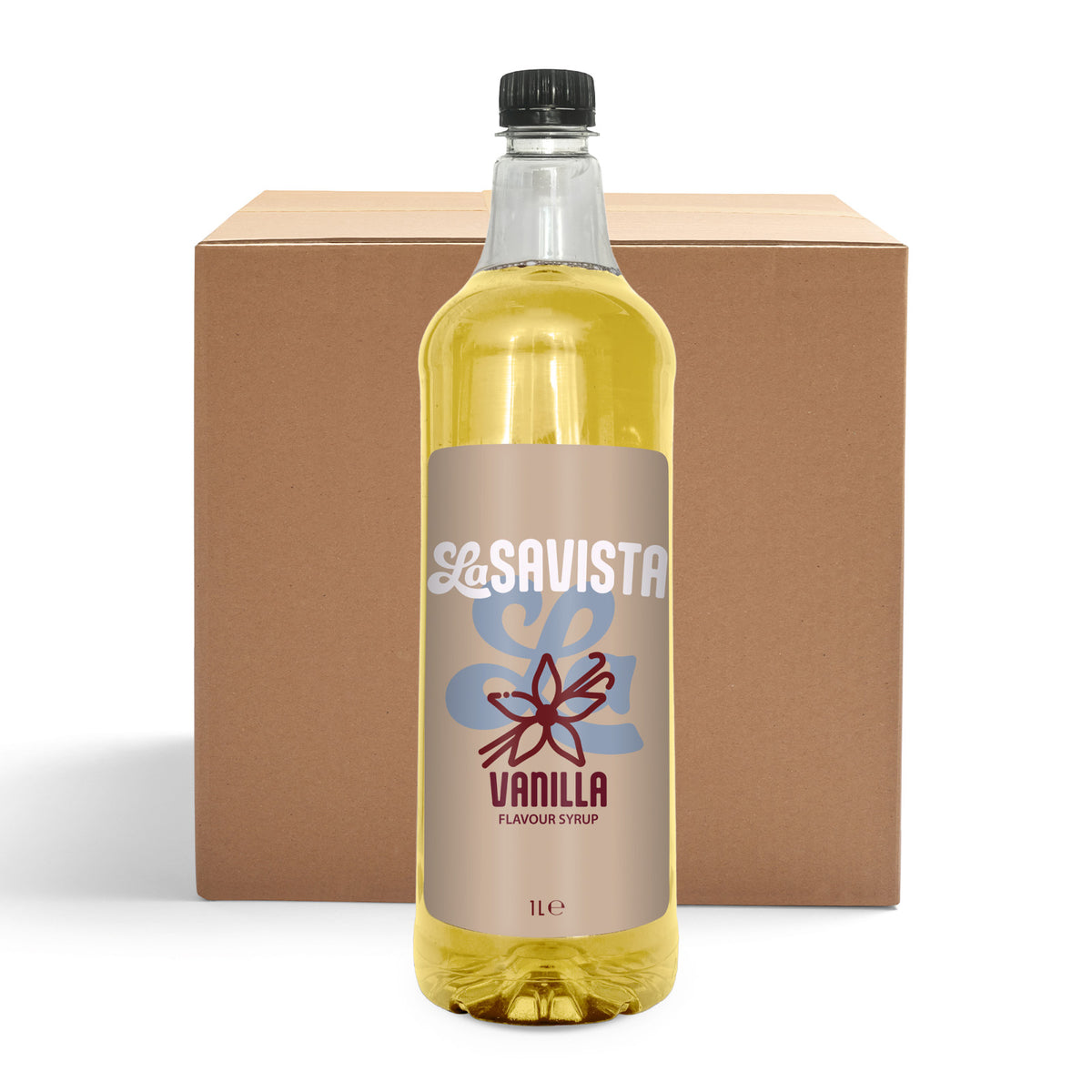 LaSavista Vanilla Syrup  6x1L